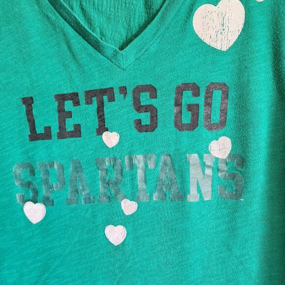 Pink Victoria Secret Michigan State Graphic Tee Size Large - Picture 2 of 6